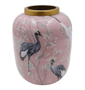 SWAN PRINTED VASE