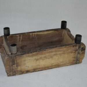 BB-26128 Recycled Brick Box with 4 Candle Holders