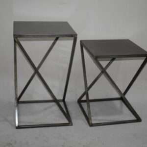 METAL SIDE TABLE