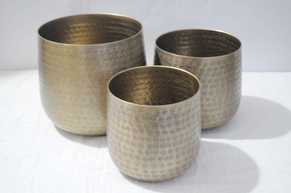 PL-72703 Hammered Pot S/3