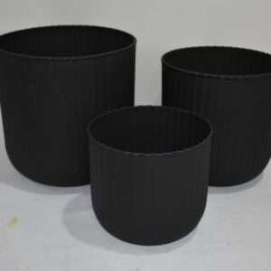 PL-72716 Planter with Strips S/3