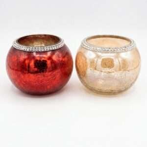 Glass Tealight holder votive.