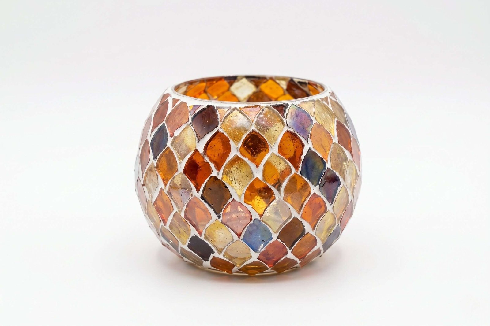 Mosaic Glass Votive